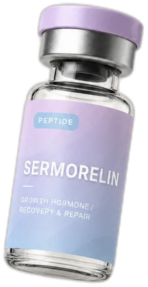 Sermorelin peptide vial