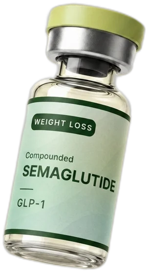 Compounded semaglutide vial