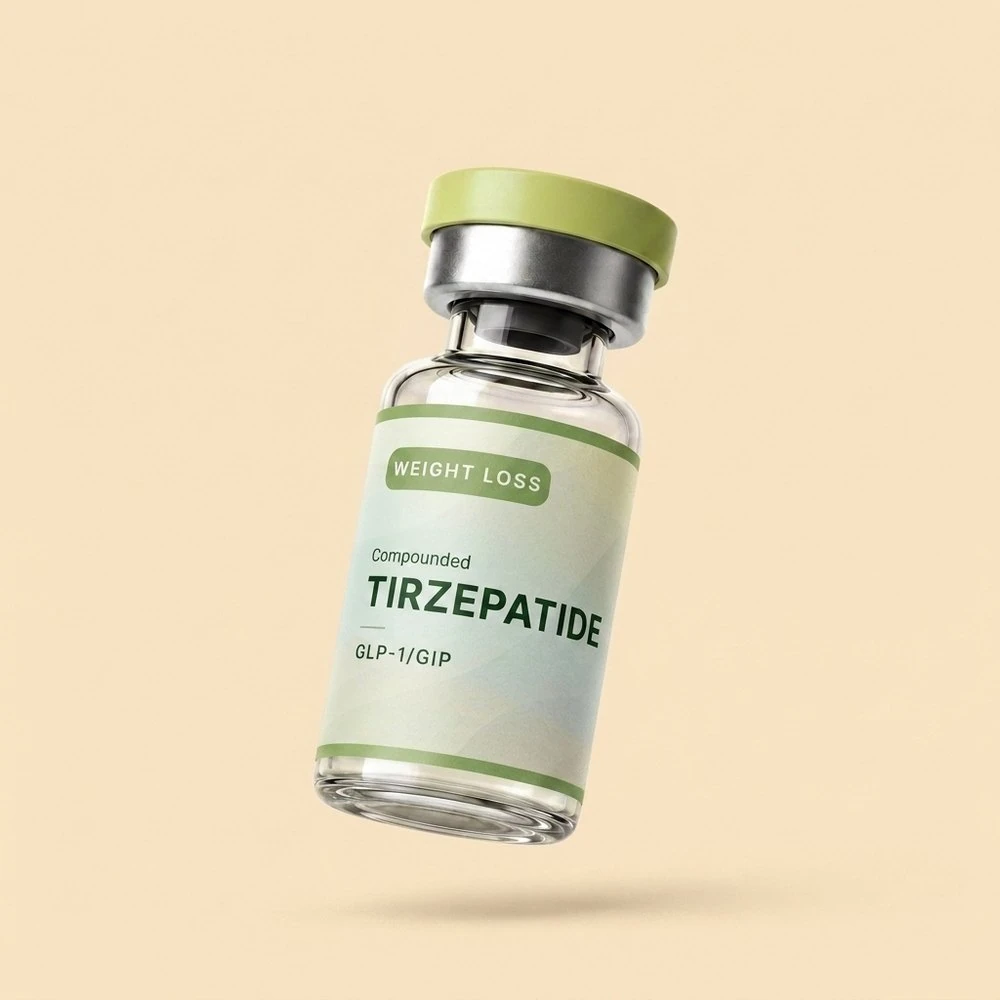 Compounded Tirzepatide vial